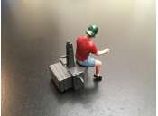 AT-Collections | Diorama items Figures | ADF32141 | 1/32 | Teenager Jeff driving tractor,  | 