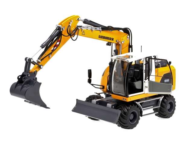 AT-Collections | Liebherr Liebherr | AT3200140 | 1/32 | Liebherr A916 Wheeled Excavator with Nokian tires.With disconnectable standard Liebherr bucket. | 