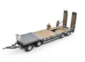 AT-Collections | Nooteboom Nooteboom | AT3200139GY | 1/32 | NOOTEBOOM ASDV-40-22 4 AXLE DRAWBAR TRAILER WITH RAMPS Antraciet | 